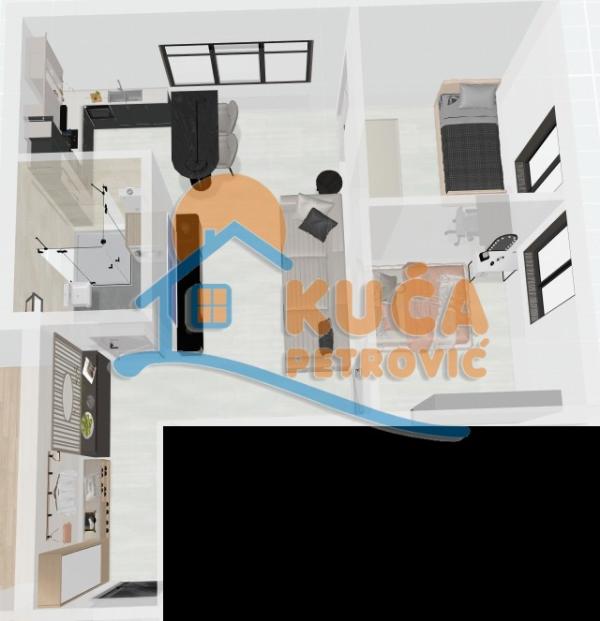 Slika 5 - Vojvode Putnika, Jednosoban stan na prodaju, 41m2, 100.222€