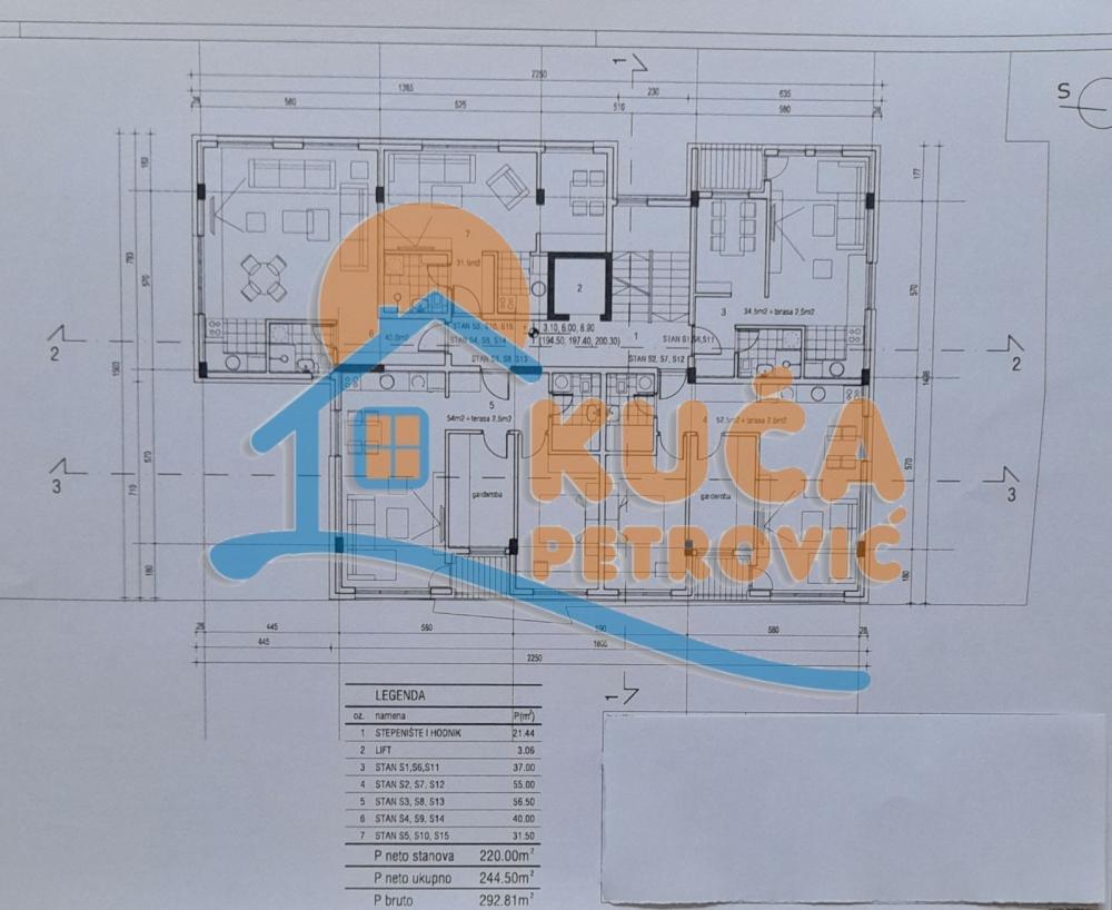 Slika 2 - Vojvode Putnika, Jednosoban stan na prodaju, 41m2, 102.588€