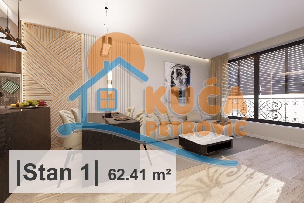 Slika 2 - Rajićeva, Dvoiposoban stan na prodaju, 62m2, 159.770€