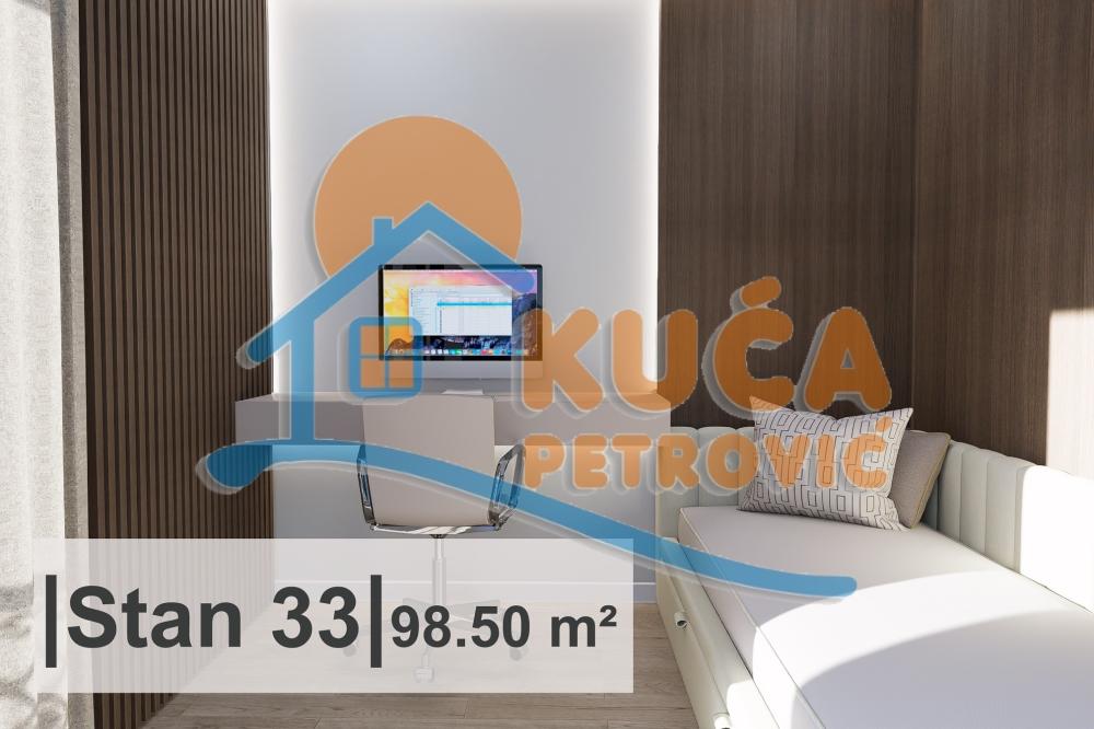 Slika 2 - Rajićeva, Troiposoban stan na prodaju, 98m2, 232.460€
