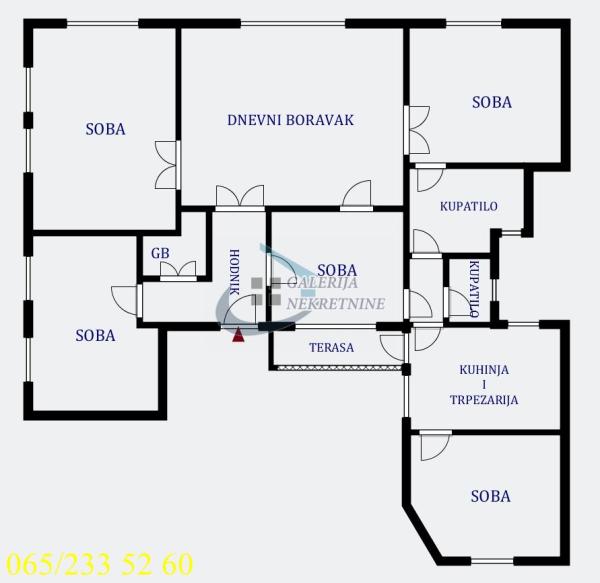 Slika 4 - Strahinjića Bana, Petoiposoban stan na prodaju, 130m2, 585.000€