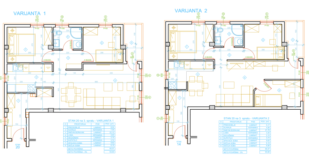 Glavna slika -Palilula, Dvoiposoban stan na prodaju, 63.60m2, 110.028€