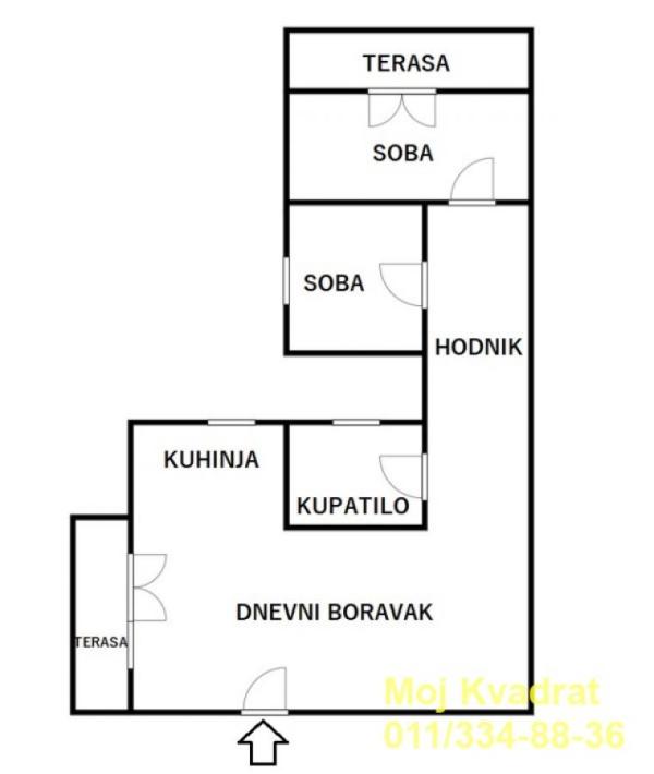 Slika 8 - Dvoiposoban stan na prodaju, 67m2, 135.000€