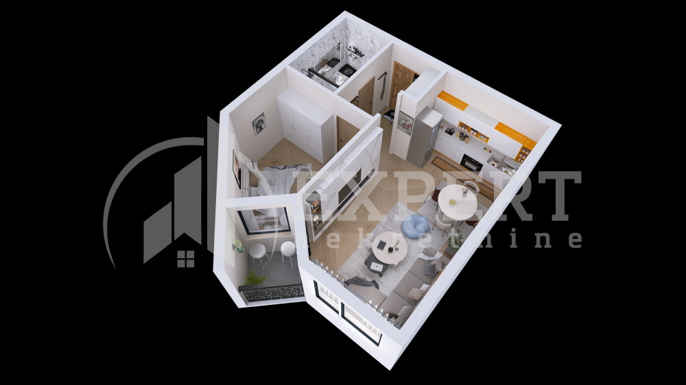 Slika 10 - 2. proleterske brigade, Dvosoban stan na prodaju, 44m2, 88.300€