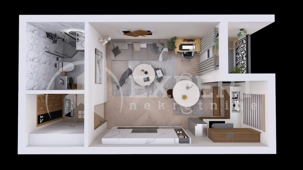 Slika 10 - 2. proleterske brigade,  Stan na prodaju, 31m2, 66.300€