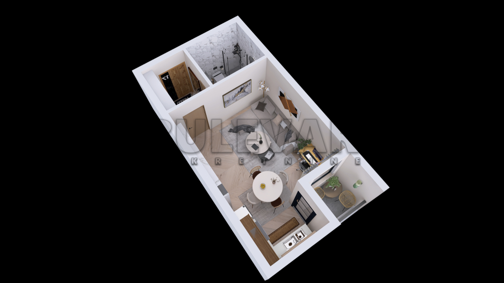 Slika 9 - 2. proleterske brigade,  Stan na prodaju, 31m2, 66.300€