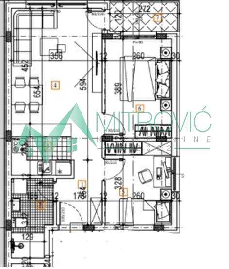 Glavna slika -Jednosoban stan na prodaju, 51m2, 113.300€