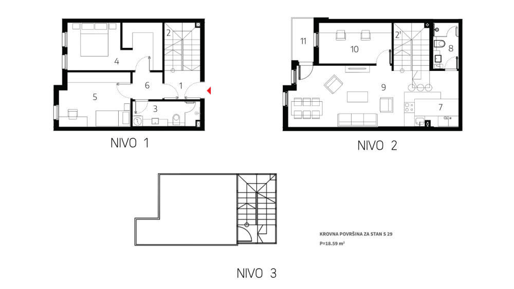 Glavna slika -U blizini Mokranjčeve ulice, Troiposoban stan na prodaju, 104.07m2, 190.000€