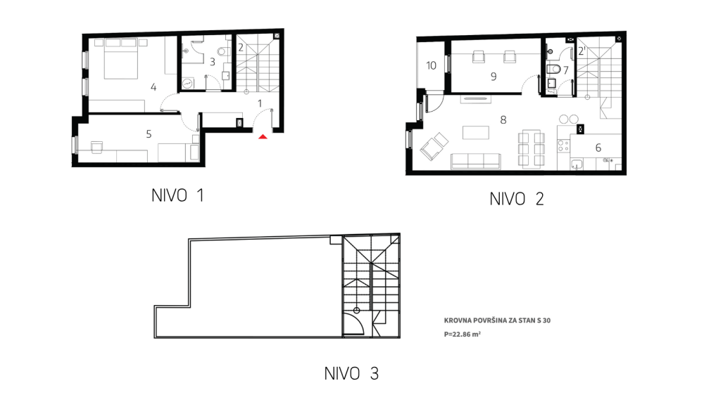 Glavna slika -U blizini Mokranjčeve ulice, Troiposoban stan na prodaju, 105.3m2, 199.000€