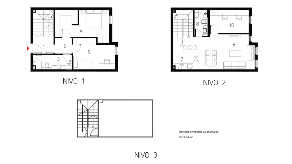 Glavna slika -Mokranjčeva, Troiposoban stan na prodaju, 94.39m2, 180.000€