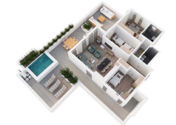 Slika 2 - Troiposoban stan na prodaju, 78m2, 150.930€