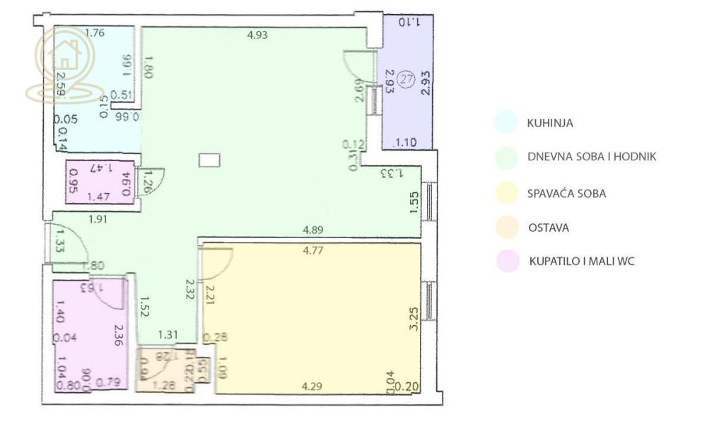 Slika 6 - Dvosoban stan za izdavanje, 60m2, 500€