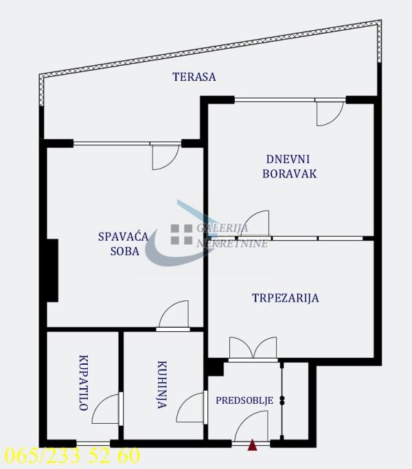 Slika 8 - Brankova, Dvoiposoban stan na prodaju, 73m2, 320.000€