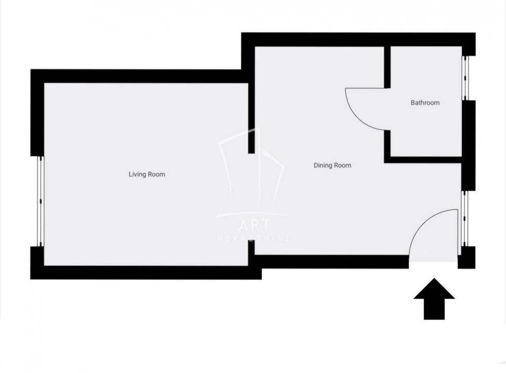 Slika 1 - Dimitrija Tucovića,  Stan na prodaju, 26m2, 88.000€