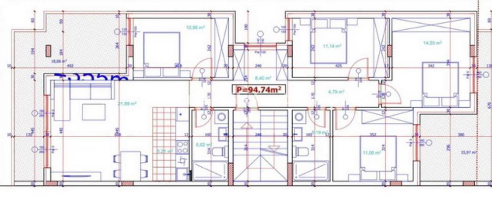 Slika 1 - Petosoban stan na prodaju, 95m2, 151.250€