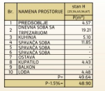 Slika 2 - Jednoiposoban stan na prodaju, 49m2, 88.020€