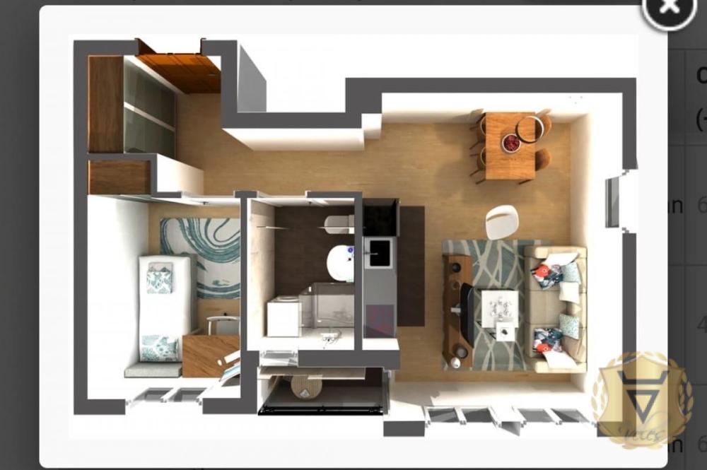 Slika 3 - Jednoiposoban stan za izdavanje, 41m2, 850€