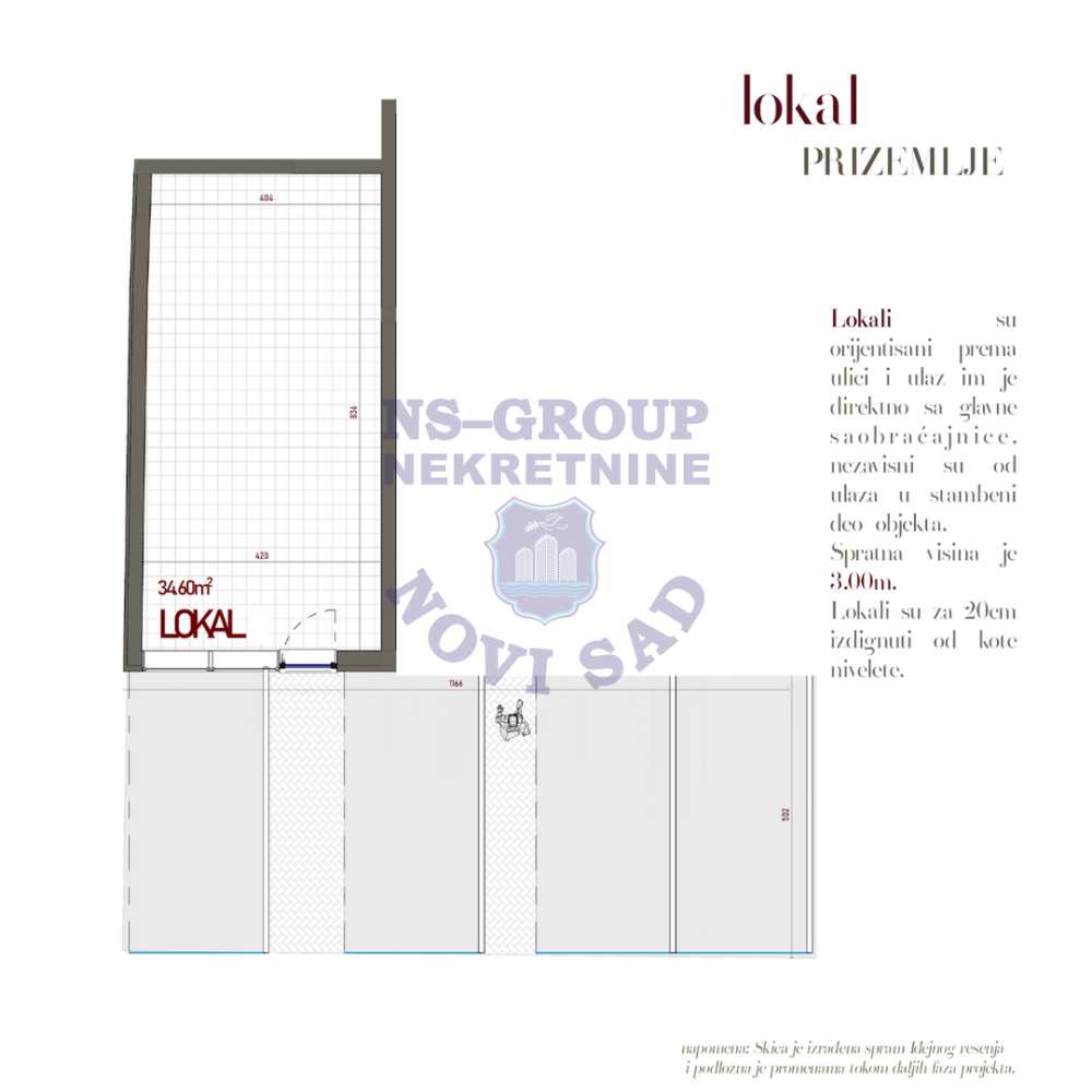 Glavna slika - Lokal na prodaju, 35m2, 102.640€