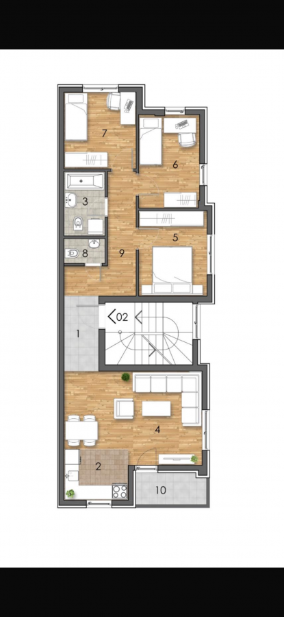 Slika 2 - Četvorosoban stan na prodaju, 72m2, 158.200€
