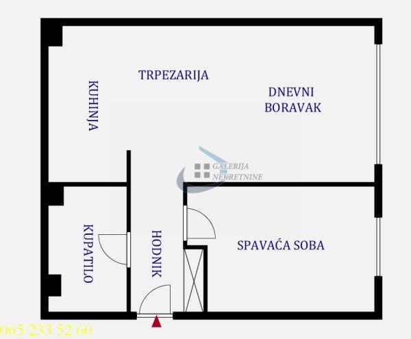 Slika 6 - Bulevar despota Stefana, Dvosoban stan na prodaju, 53m2, 189.000€