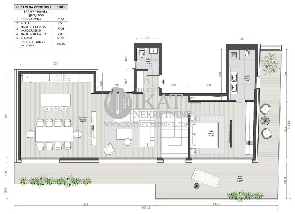Slika 3 - Internacionalnih brigada, Četvoroiposoban stan na prodaju, 224m2, 923.709€