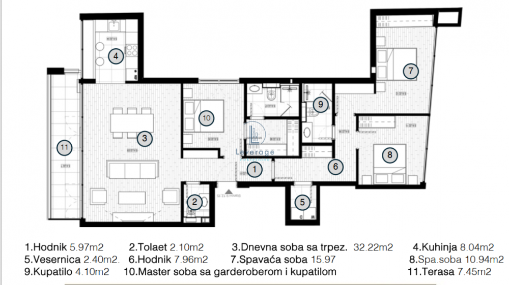 Slika 3 - Četvorosoban stan na prodaju, 118m2, 468.865€