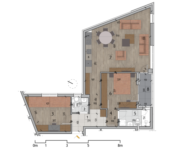 Glavna slika -Centar grada, Trosoban stan na prodaju, 73.82m2, 184.550€
