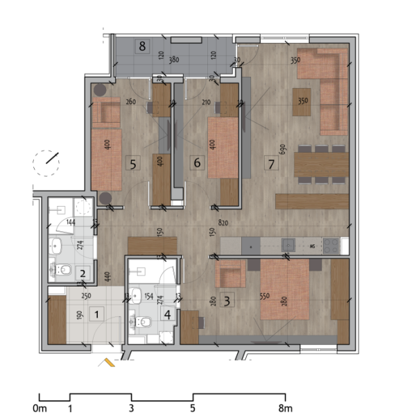 Glavna slika -Troiposoban stan na prodaju, 82.76m2, 206.900€
