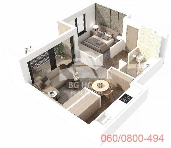 Glavna slika -Karpoševa, Jednoiposoban stan na prodaju, 47m2, 165.165€