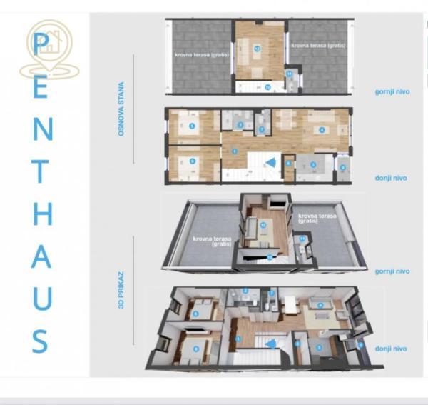 Glavna slika -Četvorosoban stan na prodaju, 93m2, 211.432€