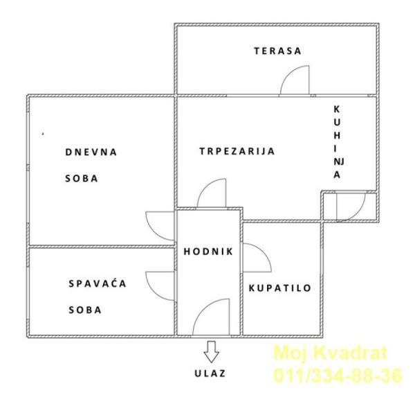 Slika 8 - Dvosoban stan na prodaju, 52m2, 112.500€