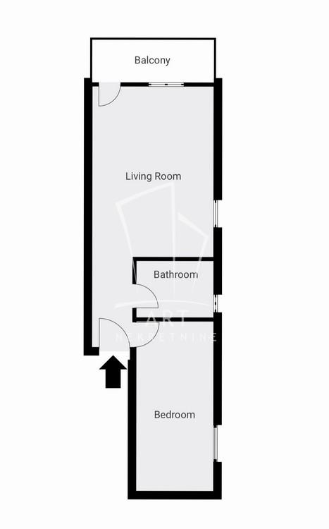 Slika 10 - Partizanski blok ulica 1., Dvosoban stan na prodaju, 39m2, 114.000€