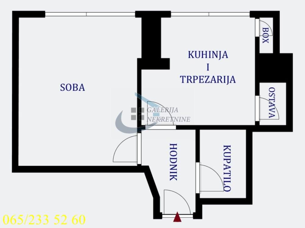 Slika 4 - Karađorđeva, Jednosoban stan na prodaju, 36m2, 175.000€