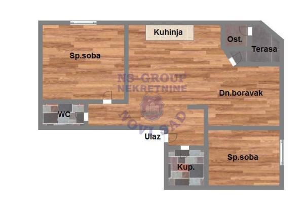 Glavna slika -Dvoiposoban stan na prodaju, 67m2, 158.560€