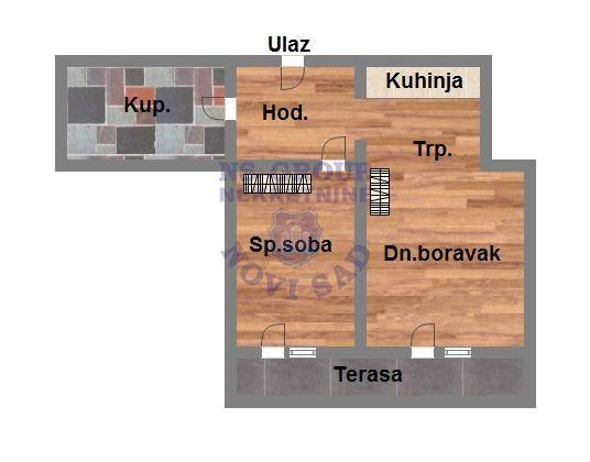 Glavna slika -Jednoiposoban stan na prodaju, 42m2, 106.610€