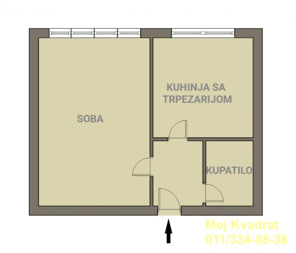 Slika 9 - Jednosoban stan na prodaju, 36m2, 175.000€