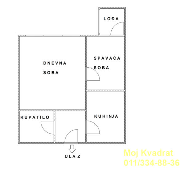 Slika 10 - Jednoiposoban stan na prodaju, 41m2, 130.000€