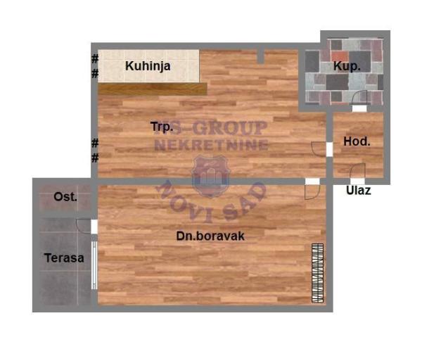 Slika 5 - Jednosoban stan na prodaju, 38m2, 83.000€