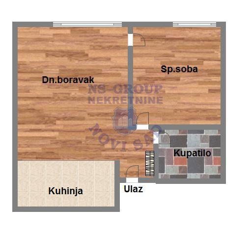 Glavna slika -Dvosoban stan na prodaju, 38m2, 105.400€