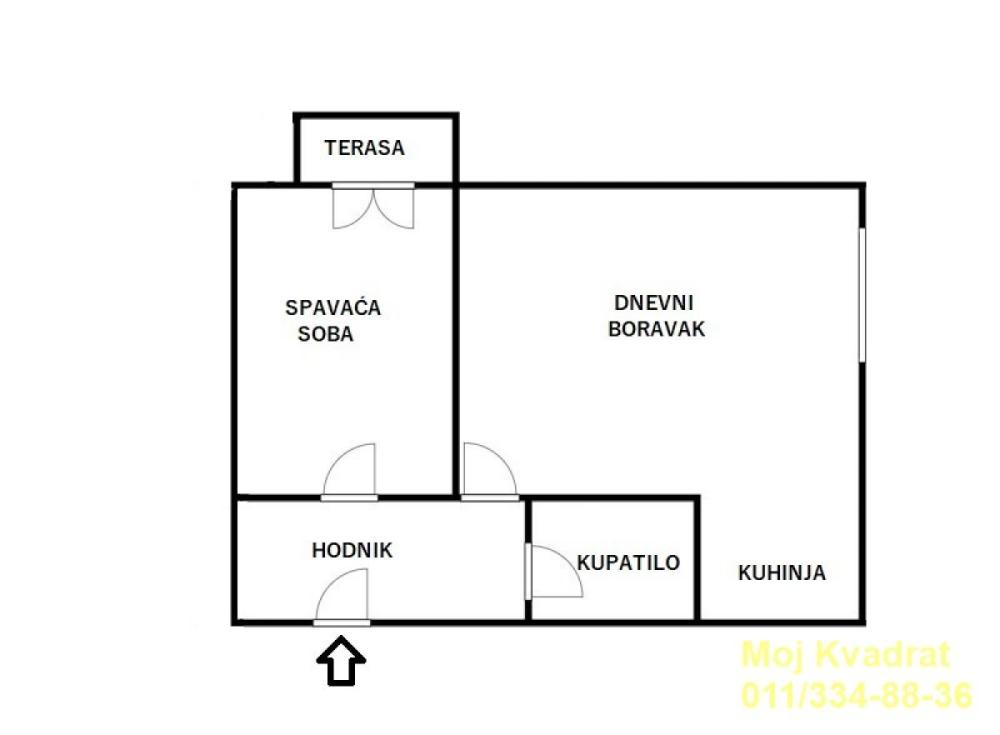 Slika 8 - Jednoiposoban stan na prodaju, 32m2, 135.000€