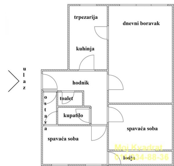 Slika 7 - Trosoban stan na prodaju, 98m2, 290.000€