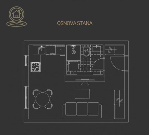 Slika 2 - Jednosoban stan na prodaju, 26m2, 65.000€