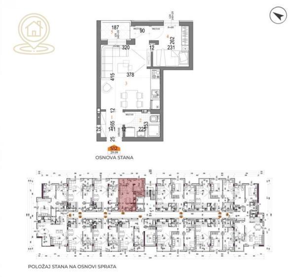 Glavna slika -Dvosoban stan na prodaju, 30m2, 82.500€