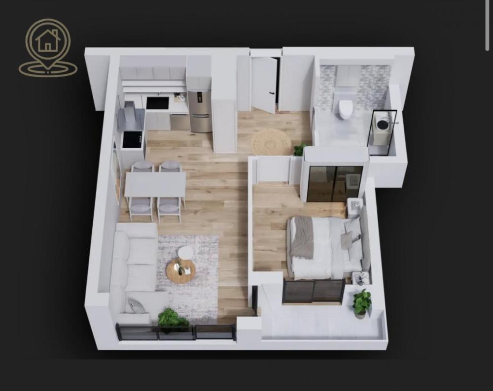 Slika 1 - Dvosoban stan na prodaju, 40m2, 92.727€