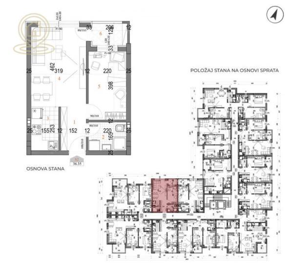 Glavna slika -Četvorosoban stan na prodaju, 79m2, 173.800€