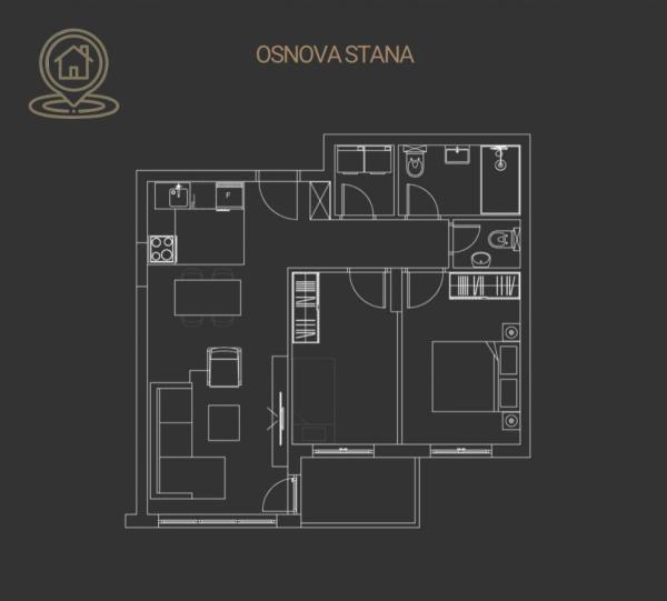 Slika 2 - Trosoban stan na prodaju, 59m2, 131.409€