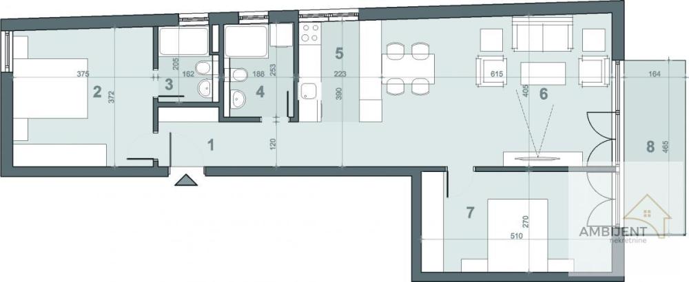 Slika 4 - Trosoban stan na prodaju, 83m2, 254.675€