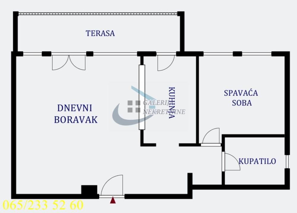 Slika 6 - Cerski venac, Dvosoban stan na prodaju, 57m2, 170.000€