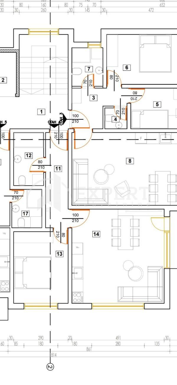Glavna slika -dr Dragutina Petkovića, Dvosoban stan na prodaju, 48m2, 84.200€