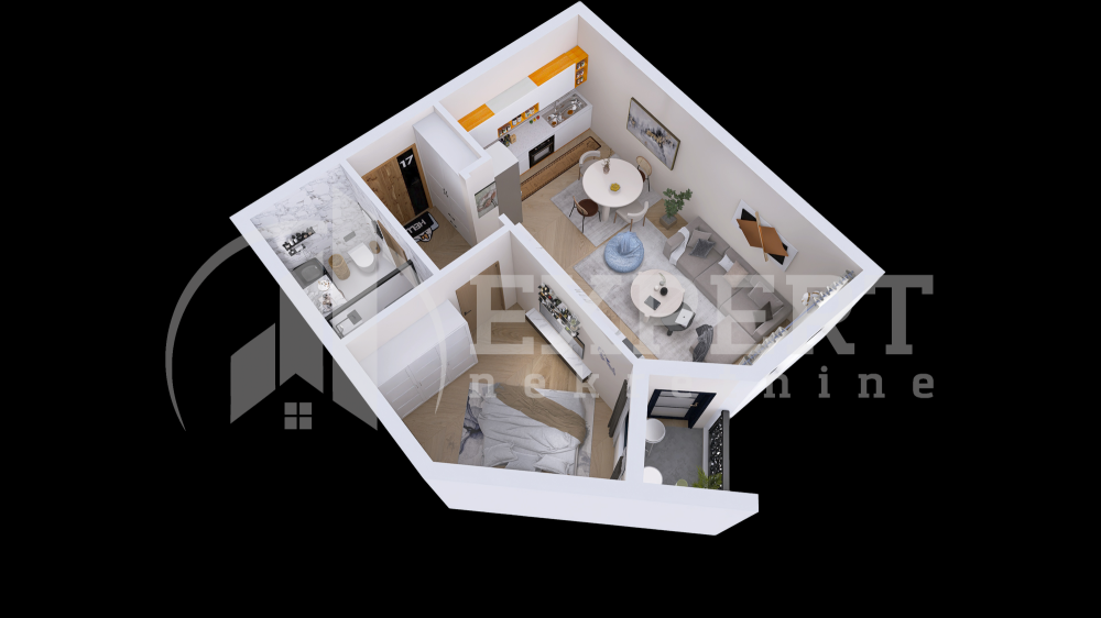 Slika 1 - 2. proleterske brigade, Dvosoban stan na prodaju, 44m2, 88.260€